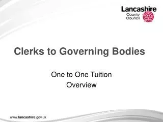 Clerks to Governing Bodies