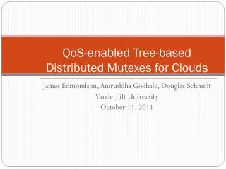 QoS -enabled Tree-based Distributed Mutexes for Clouds