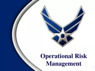 Operational Risk Management