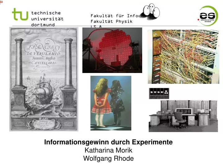 informationsgewinn durch experimente katharina morik wolfgang rhode