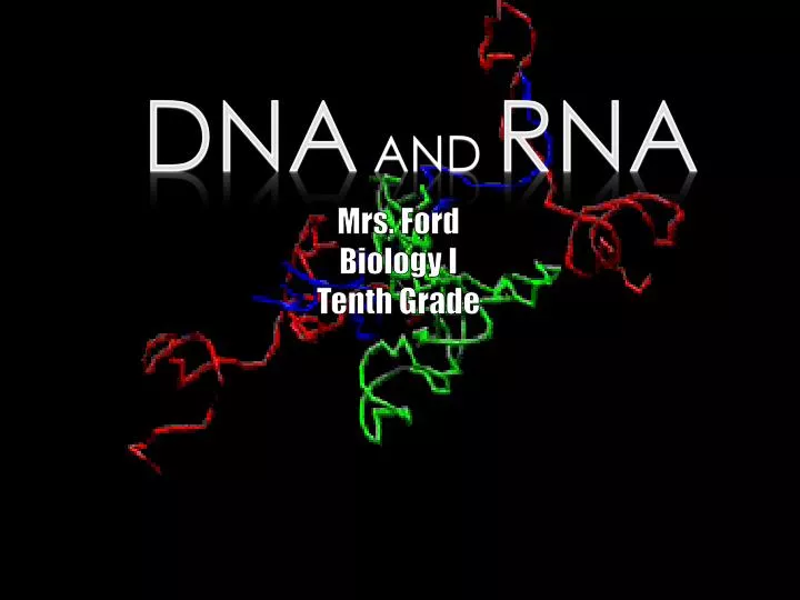 dna and rna