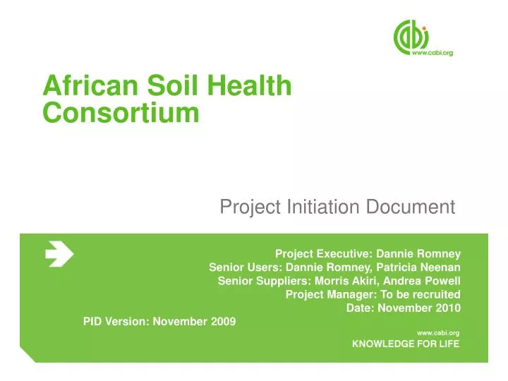 african soil health consortium