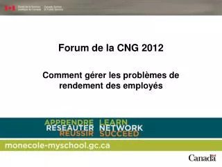 forum de la cng 2012