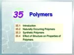 Polymers - slide 1