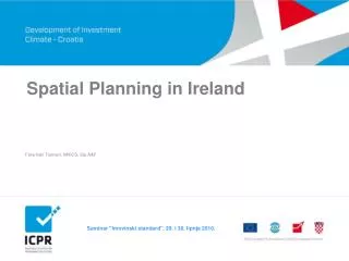 Spatial Planning in Ireland