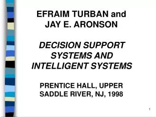EFRAIM TURBAN and JAY E. ARONSON