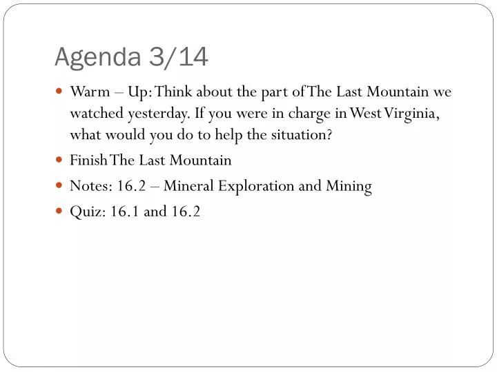 agenda 3 14