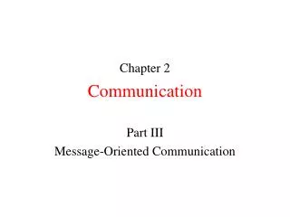 Communication