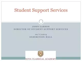 Student Support Services