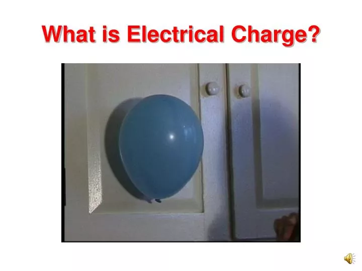 what is electrical charge
