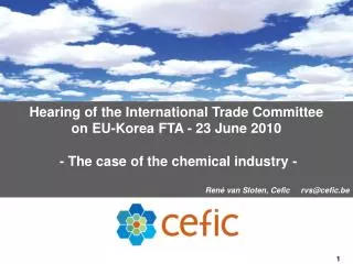Hearing of the International Trade Committee on EU-Korea FTA - 23 June 2010