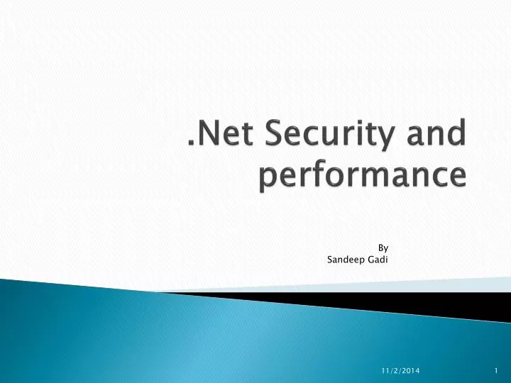 net security and performance