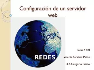 configuraci n de un servidor web