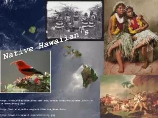 Native Hawaiian's