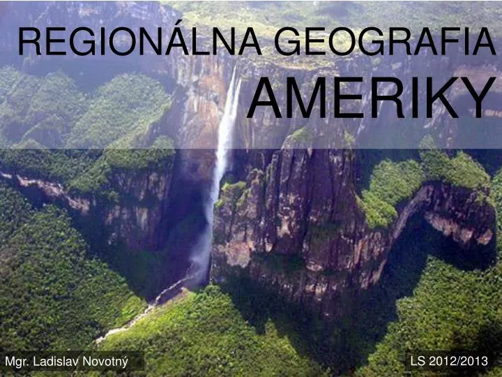 region lna geografia ameriky
