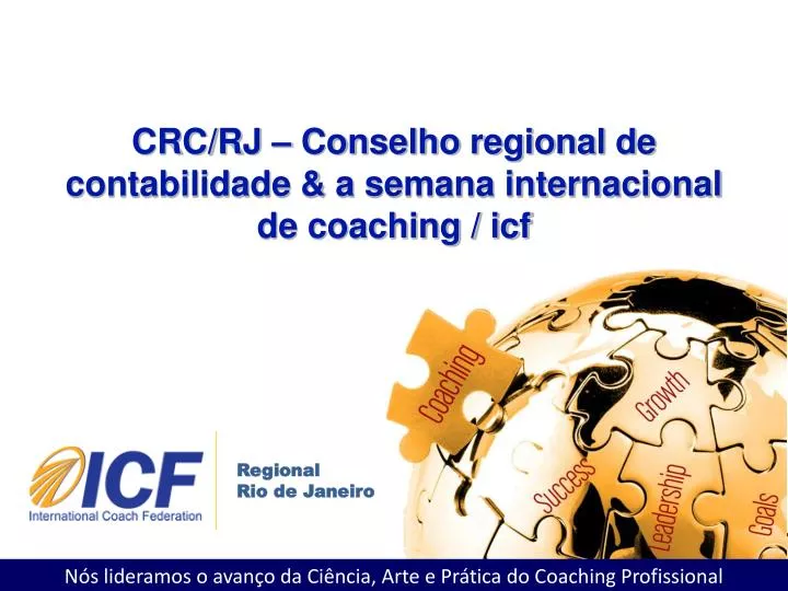 crc rj conselho regional de contabilidade a semana internacional de coaching icf