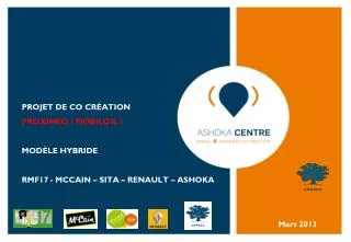 projet de co cr ation proximeo mobiloil mod le hybride rmf17 mccain sita renault ashoka