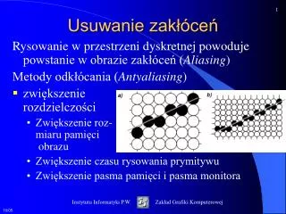 usuwanie zak ce