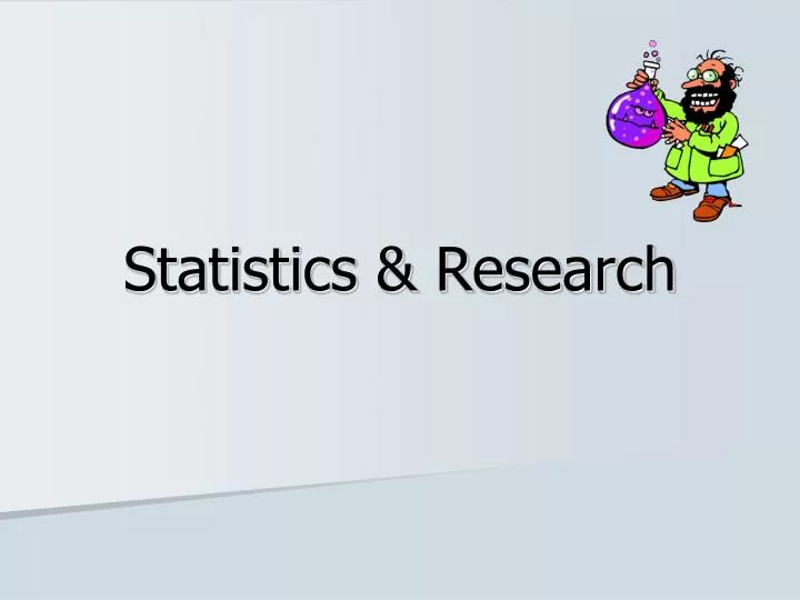 statistics research