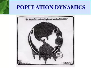 POPULATION DYNAMICS