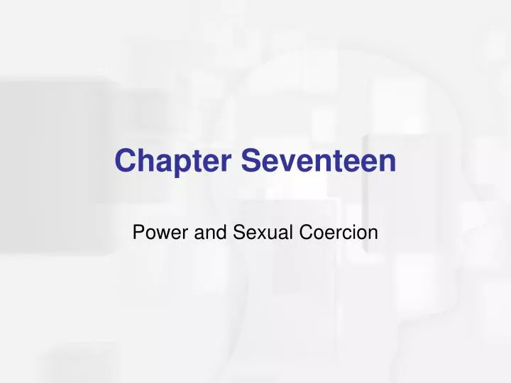 power and sexual coercion