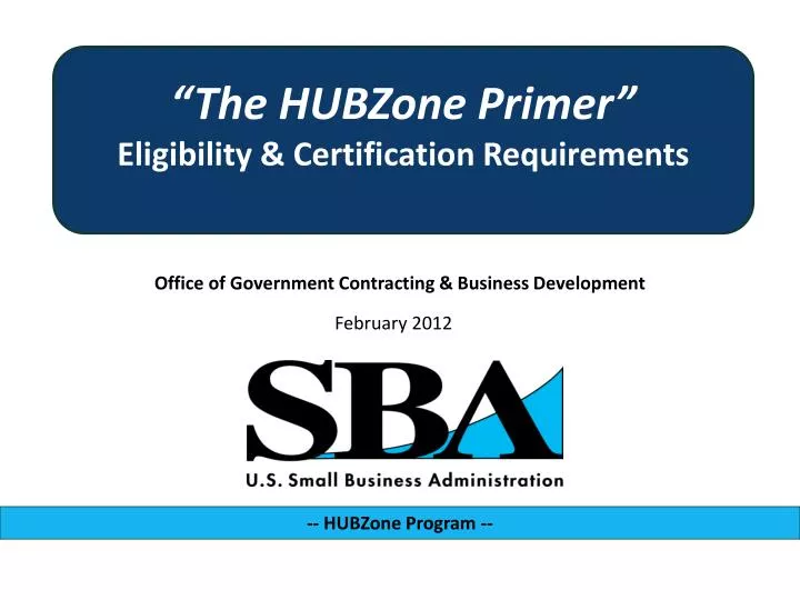 office of government contracting business development