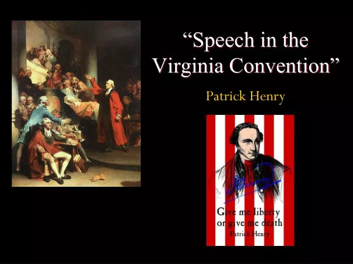 speech in the virginia convention