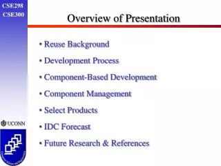 overview of presentation