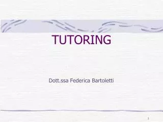 tutoring