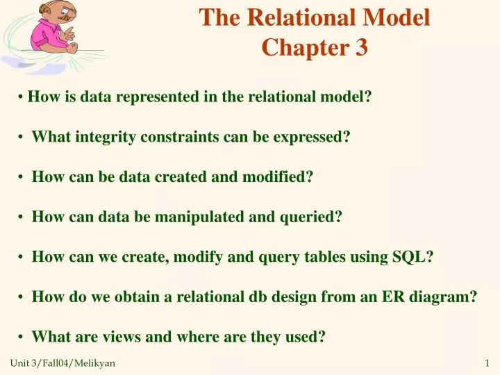 the relational model chapter 3