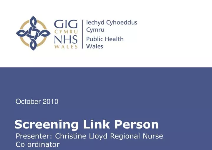 screening link person