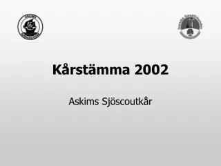 k rst mma 2002