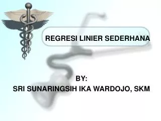 regresi linier sederhana