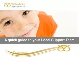 A quick guide to your Local Support Team