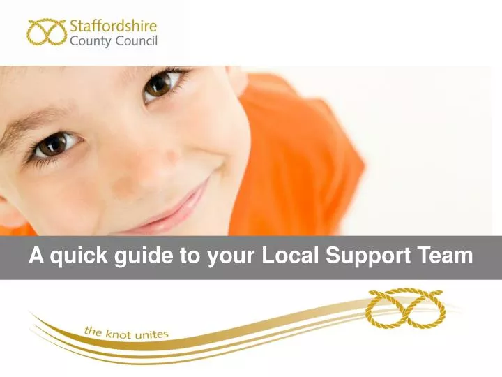 a quick guide to your local support team