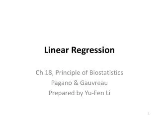 Linear Regression