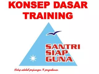konsep dasar training