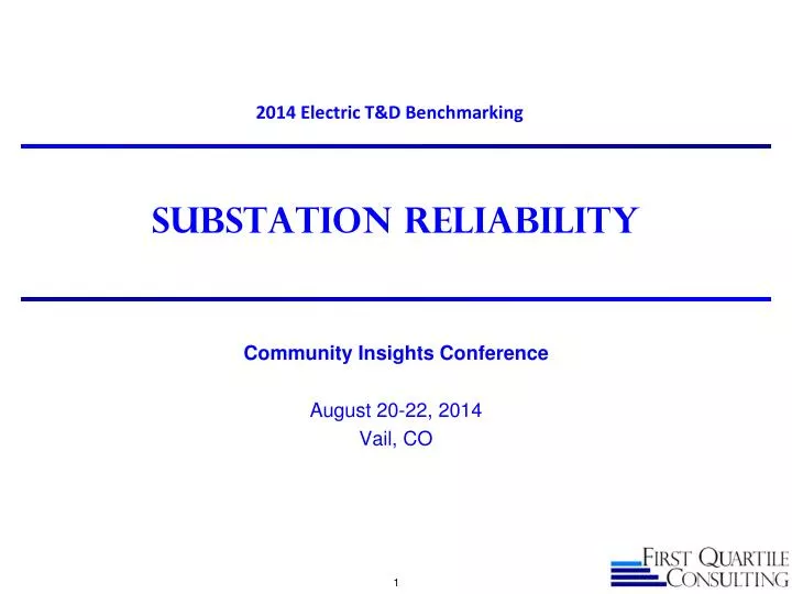 substation reliability