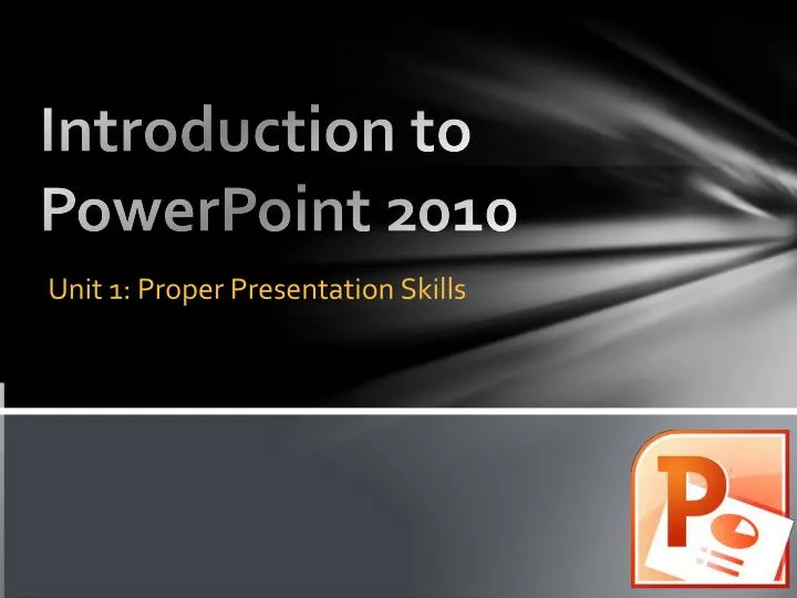 introduction to powerpoint 2010