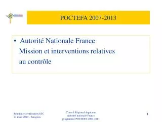 poctefa 2007 2013