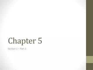 Chapter 5