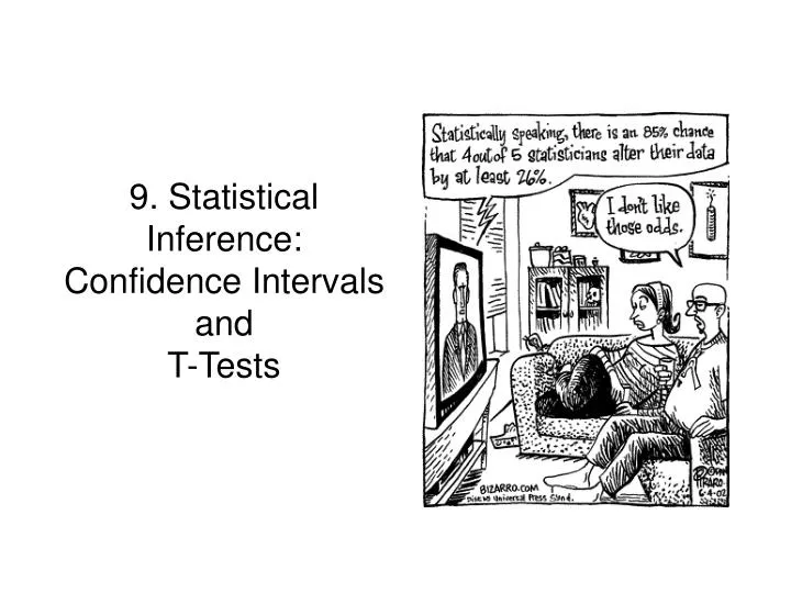 9 statistical inference confidence intervals and t tests