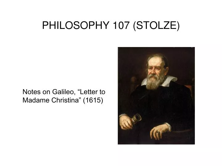 philosophy 107 stolze