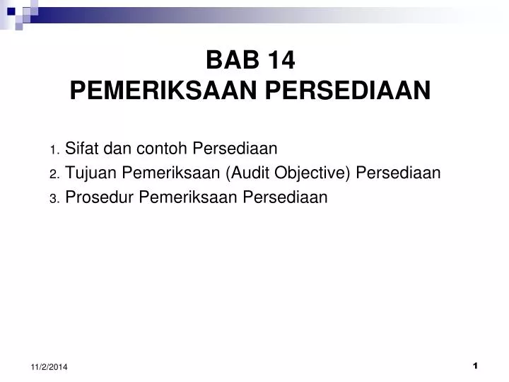 bab 14 pemeriksaan persediaan