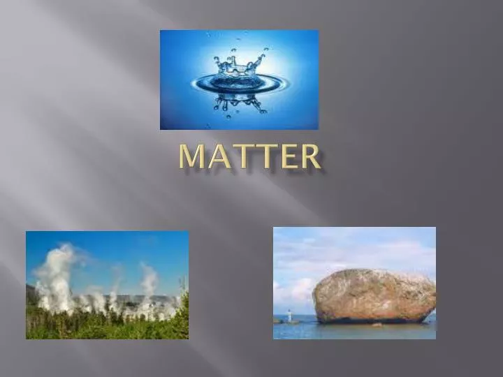 matter