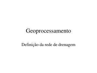 geoprocessamento