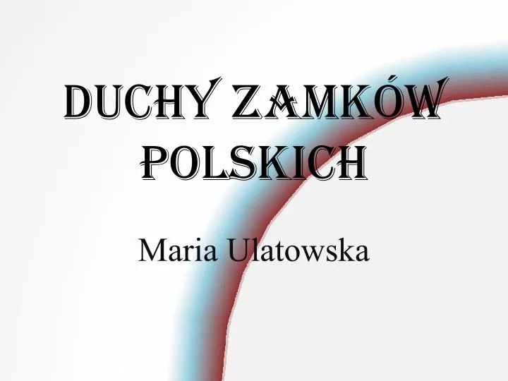 duchy zamk w polskich