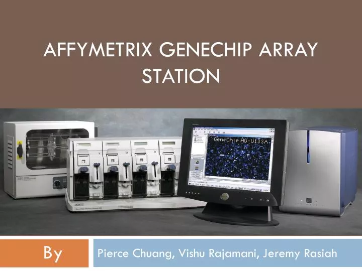 affymetrix genechip array station