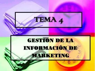 gestion de la informaci n de marketing