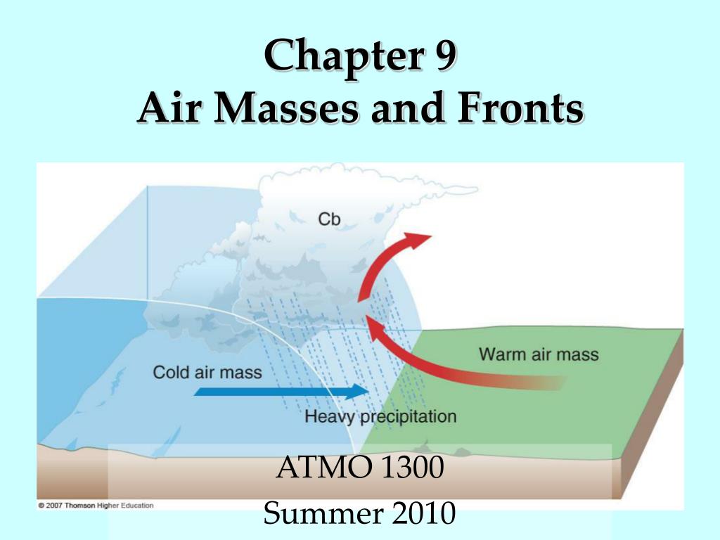 PPT - Chapter 9 Air Masses and Fronts PowerPoint Presentation, free ...